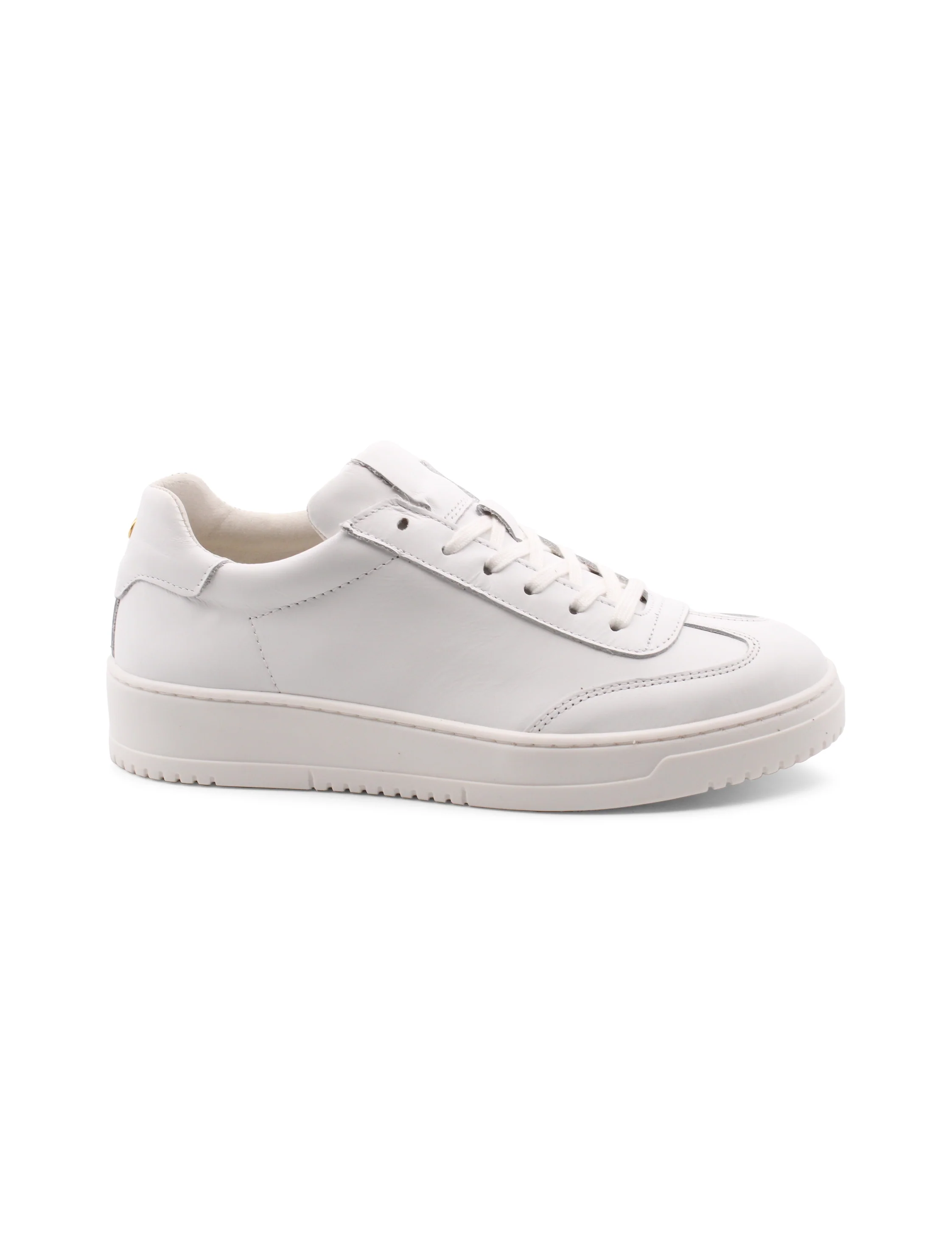 Sneaker bianca in pelle da donna - Image 2