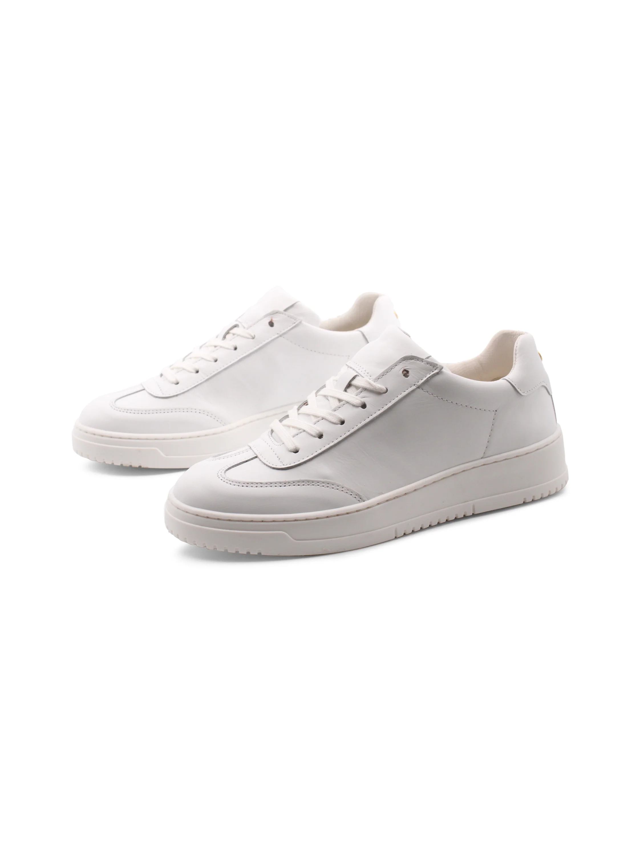 Sneaker bianca in pelle da donna - Image 3